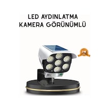 Güneş Paneliyle Şarj Olan Hareket Sensörlü Dış Mekan Güvenlik Lambası Ayarlanabilir Diğer