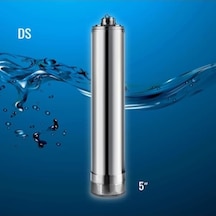 Dayuan 2 Hp-220v-motorlu Kademeli 5" Keson Ve Derinkuyu Dalgıç Pompa+20 Mt. Kablo+pano