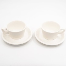 Bonna Premium Porcelain 2'Li Fincan Takımı 250Cc 250 CC - ML - Krem