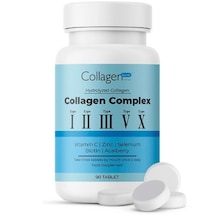 Collagen Forte Platinum 5 Tip Kolajen Vitamin ve Mineral İçeren Takviye Gıda 500 MG 90 Tablet