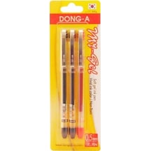 Dong-a My-gel İğne Uçlu Kalem 3'lü Blister siyah/mavi/kırmızı