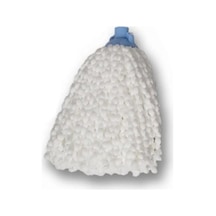 Royaleks Mf01 Mikrofiber Beyaz Örgülü Paspas İp Mop