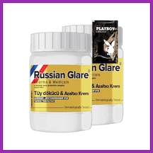 Bezos Playboy Rusian Glare Tüylere Krem Nano 2li X 50 Ml Rus Merhemi + Yanında Jel Bty