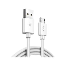 Bix BX100MW 3A Usb-a To Mıcro Usb Chargıng Kablo Beyaz