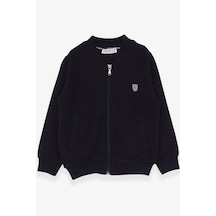 Breeze Erkek Çocuk Hırka Basic Cepli Armalı 2-6 Yaş, Lacivert Breeze Erkek Çocuk Hırka Basic Cepli Armalı 2-6 Yaş, Lacivert