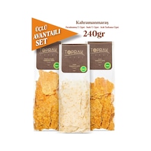 Toprak Doğal Tarhana Cips Avantajlı Set 3 x 80 G