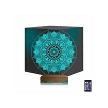 Luvivia Mandala 3d Lamba - Masa Gece Lambası Şeffaf