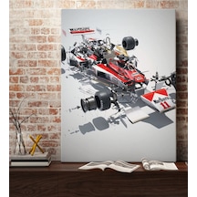Bk Gift Formula 1 Tasarımlı Kanvas Tablo 70x100cm-8