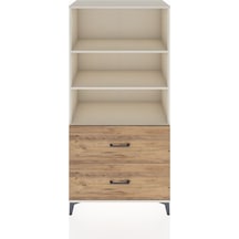 Hyperion Dolap 3 Raflı 2 Çekmeceli 88x44x182 Aytaşı-çam Aytaşı