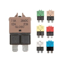 5-30a Devre Kesici Bıçak Sigorta Sıfırlanabilir Otomatik Manuel Araba Deniz Ralli 12v 24v 20