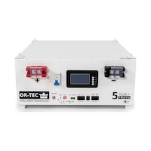 Or-tec Solar Truva Serisi 5 Kwh 51.2 V 100 Ah Kaset Tipi Lifepo4 Batarya