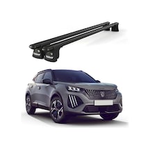 Trio-ıı Peugeot 2008 2013 Ve Sonrası Uyumlu Siyah Kilitli Ara Atkı 135cm Port Bagaj Tavan Barı