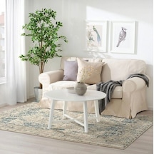 Ikea Skafterup Halı 160 X 235 Cm Bej - Mavi Bej-mavi