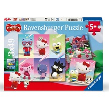 Ravensburger Çocuk Puzzle 3x49 Parça Hello Kitty Rpk120010357
