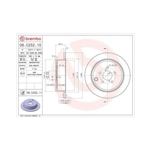 Brembo 08c25211 Arka Fren Diski 26700aj00a 26700fg000 Su00300639 - 2 Adettir