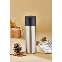 Cooker Ckr-2056 Siyah 400 Ml Bardaklı Paslanmaz Çelik Termos Krem