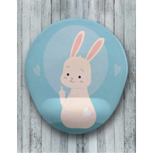 Tavşan Oval Bilek Destekli Mouse Pad Mousepad