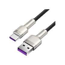 Baseus Cafule 66w Metal Usb To Type C Hızlı Şarj Kablosu 100cm
