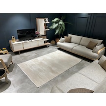 Çam Halı Therapy 8613 Bej Koridor Halısı Kesme Yolluk Mutfak Halısı Modern Halı Bej 2