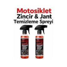 Motowiwax 2 Adet Motosiklet Zincir Jant Temizleme Spreyi 500 Ml