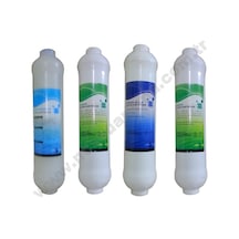 Su Arıtma Cihazı 4 Lü 12 Inch Inline Filtre Takımı