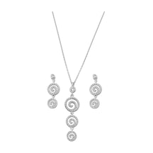 925 Ayar Gümüş Girdap Set - 67020402 Gümüş