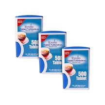 Fibrelle Sakarinli Tablet Tatlandırıcı 3 x 500'lü
