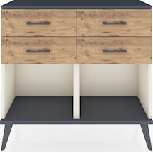 Arges Şifonyer 4 Çekmeceli 88x30x80 Aytaşı-antrasit/çam Antrasit/çam