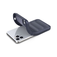 iPhone Uyumlu 11 Pro Max Kılıf Optimum Lens Çerçeveli Silikon Kapak