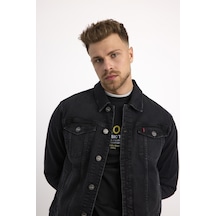 Vigoss Actıon Erkek Battal Denim Ceket B96234-73537 Siyah-aw15