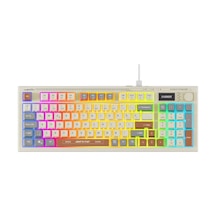 Everest Kb-79 Sılent Pro Gri-gri Mavi-kahve Sessiz Rgb Q Membrane Oyuncu Klavyesi Kdo