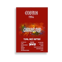 Cobain 1986 Tuval Bezli Resim Defteri - Akrilik, Yağlıboya & Guaj Uyumlu 300gr 25x35