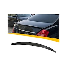 Mercedes S W221 Bagaj Üstü Spoiler Parlak Siyah Spoyler Plastik İthal