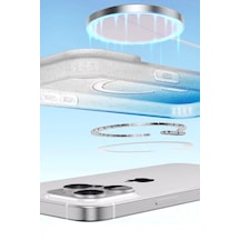 Apple iPhone  Uyumlu  11 Pummel Shiny Magsafe Kapak - Mavi