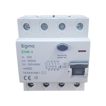 4X50A 300Ma Kaçak Akım Rölesi Sigma
