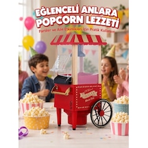 Mey İthalat Sıcak Hava Teknolojili Yapışmaz Popcorn Makinesi