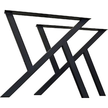 Asimetrik Mutfak Masası Ayağı, Metal Sehpa, Yemek Masası Ayağı