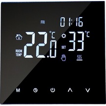 Ankatek Yerden Termostat Springsun Programlanabilir Lcd Kombi Isıtma İçin Haftalık Ev/ofis/otel Ekran Dokunmatik Dijital Akıllı + & - Bc