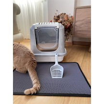 World Of Pets Flip Standart Kedi Tuvaleti Ve Elekli Kedi Tuvalet Önü Kum Paspası