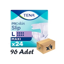 Tena Slip Maxi 8 Damla Bel Bantlı Hasta Bezi Büyük Boy L 4 x 24 Adet
