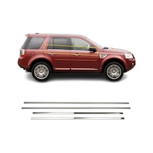 Land Rover Freelander 2 Krom Cam Çıtası 4 Prç. 2006-2014 P.Çelik
