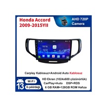 Honda Accord 2009 2015yıl Carplay 9inç 6/128gb Multimedya