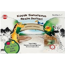 Notte Karton Kap.dikişli Resim Defteri 40 Yaprak Kopan 21x30