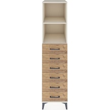 Kronos Dolap 2 Raflı 6 Çekmeceli 44x59x182 Aytaşı-çam Aytaşı