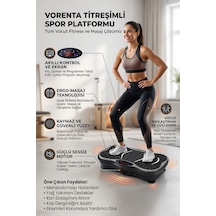 Fit Plus Yüksek Titreşimli 5 Programlı Spor Kondisyon Aleti Ve Egzersiz Aleti