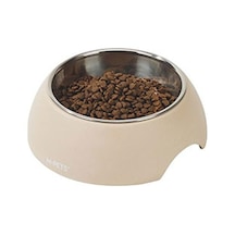 M-pets Eco Bamboo Küçük Irk Köpek Ve Kedi Mama Ve Su Kabı Bej 190 Ml 244-51043.01