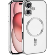 Apple iPhone Uyumlu 17 Kross Magneticsafe Kapak - Gümüş Bzsxx00 1