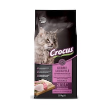 Crocus - 932 - Gurme Yetişkin Kedi Maması - Flzdgnkr - 15 Kg