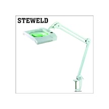 Steweld 8069-3d Floresanl Işıklı Masa Mengeneli Büyüteç