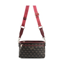 Çapraz Çanta Kadın Silver Polo 1184-48238 Sılver Polo Çapraz Bayan Çantası M178 Kahve Sarı-mat Bordo Çok Renkli
